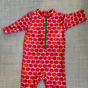 Mini Boden Sunsafe Surf Suit Swimsuit Rash Guard Sunsuit Size 3-6m